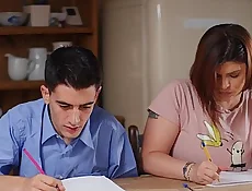 Mommy Realights natural boobs get a workout in this intense video